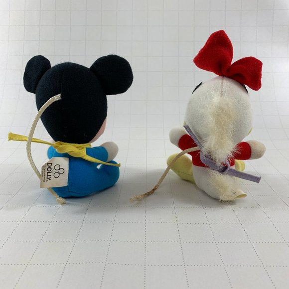 Vintage Dolly Toy Co Disney Mickey and Daisy Plush - Picture 4 of 13